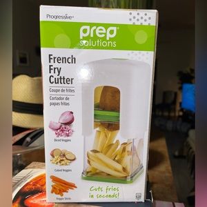 NEW Progressive International Tower French Fry Cutter, 1, White/Green